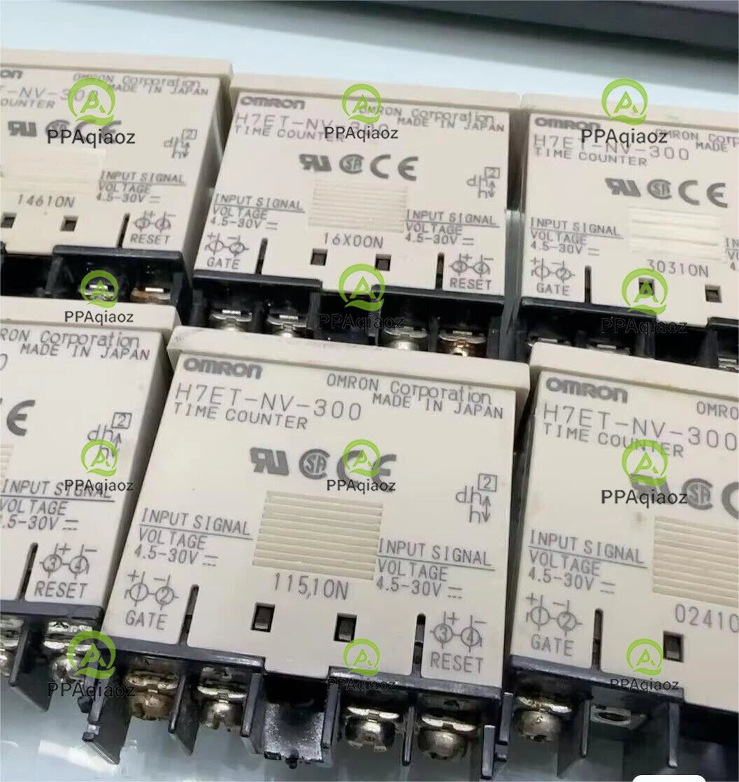 1PCS  OMRON   H7ET-NV-300   TIME COUNTER   NO BOX .