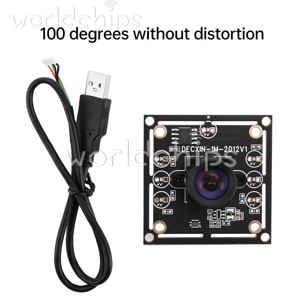 1-10PCS OV9732 30FPS 1MP Camera Module 100° 1280x720 Module For Windows Android