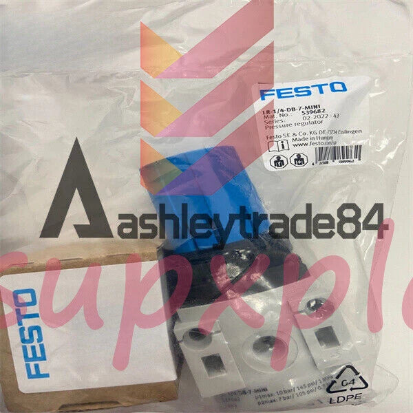FESTO pressure regulator 539682 LR-1/4-DB-7-MINI 1PC  #P
