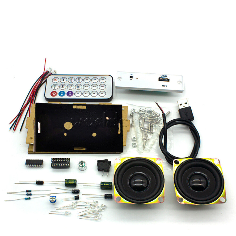 DIY Bluetooth Speaker Kit Assembly Component for Electronics Project Practice