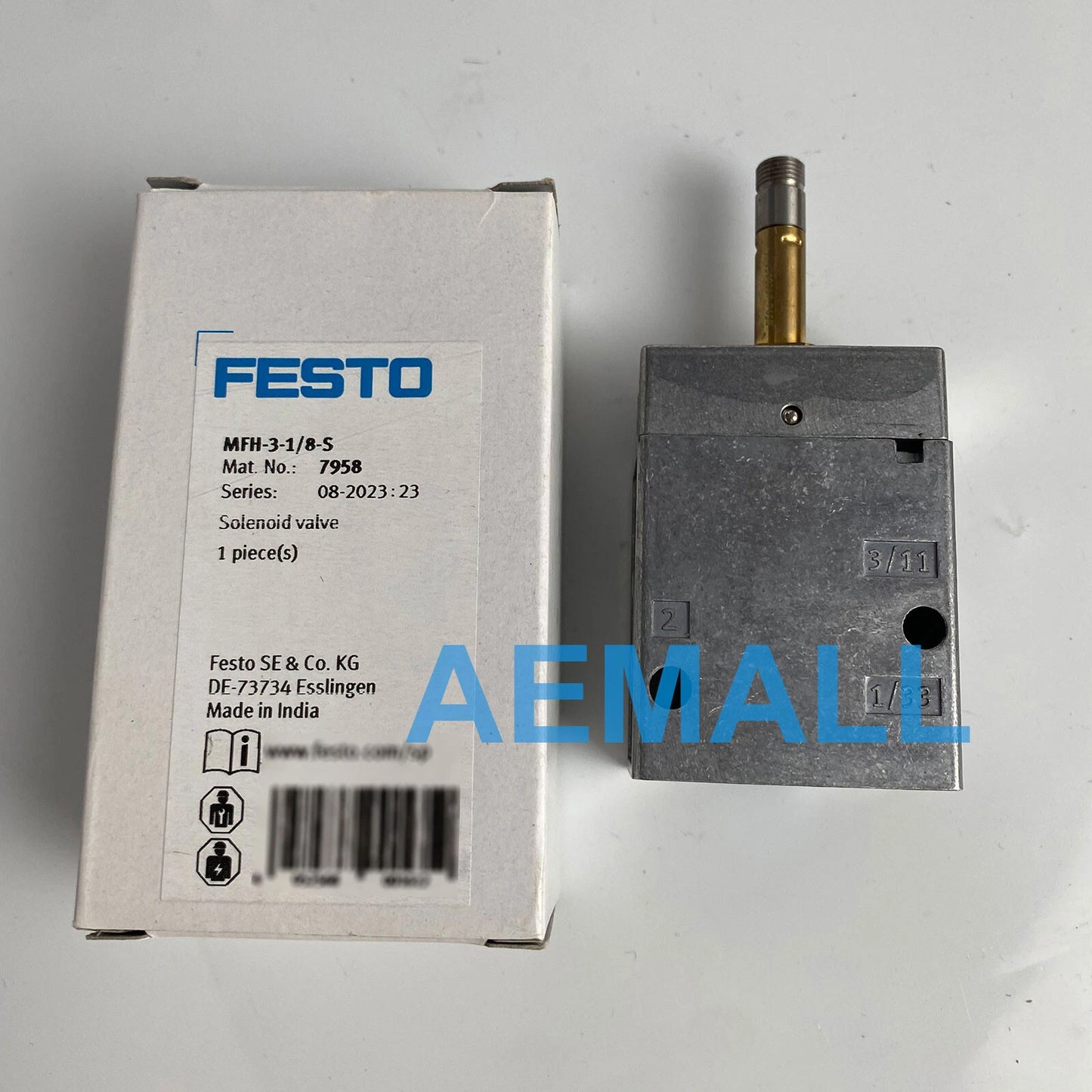 1pcs  Festo MFH-3-1/8-S 7958 Solenoid Valve/ Air solenoid Valve #P