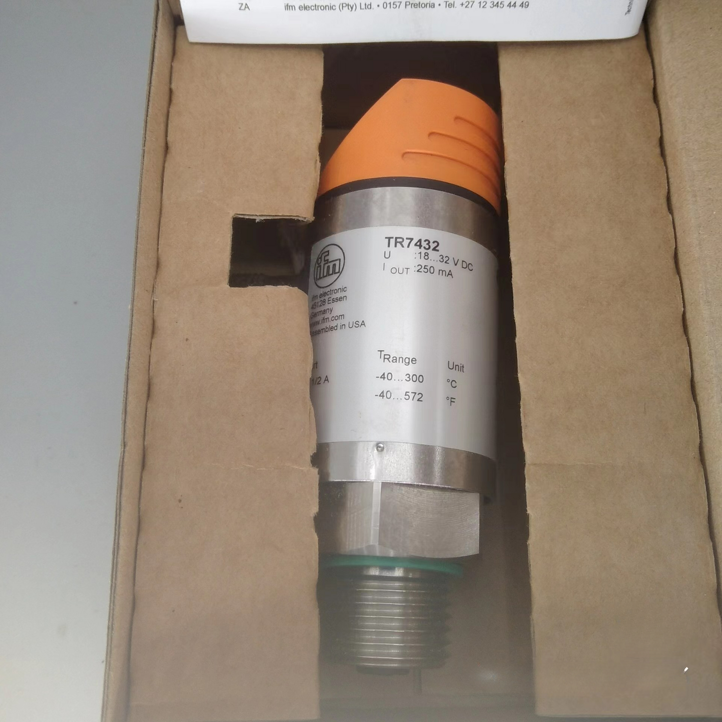 1pcs   IFM TR7432 Temperature Sensor