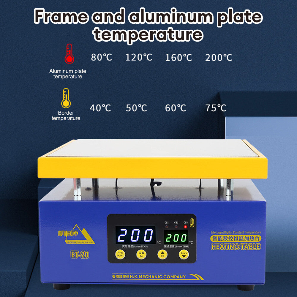 ET-10 Heating Station Intelligent Constant Temperature Heating Welding Table