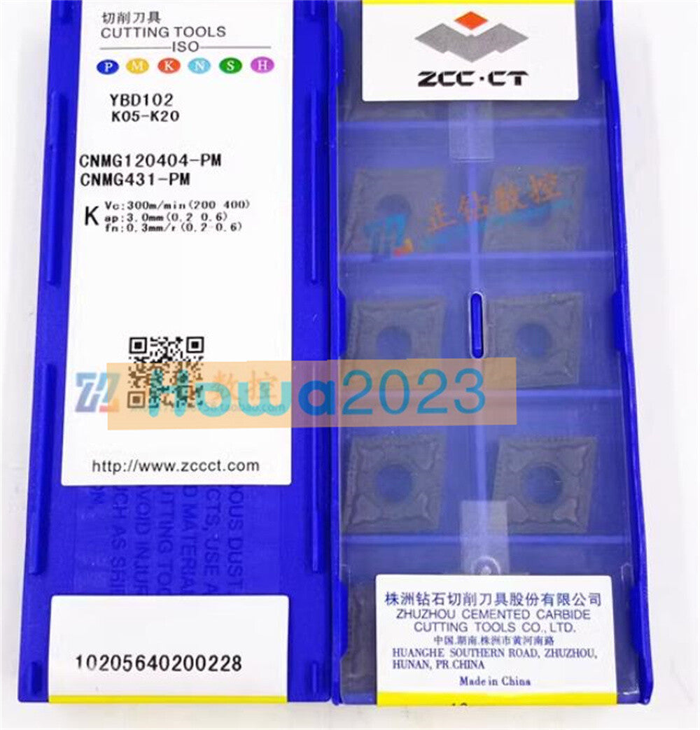 10Pcs/BOX CNMG120404-PM YBD102 CNMG431-PM CNC Turning Blade Carbide Inserts