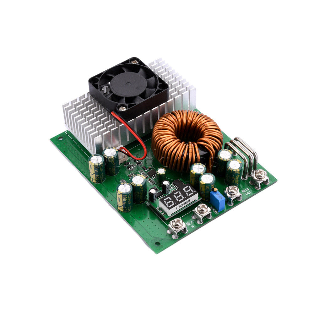 DC-DC 25-90V To 2.5V-50V Adjustable Buck Step-down Power Supply Module With Fan