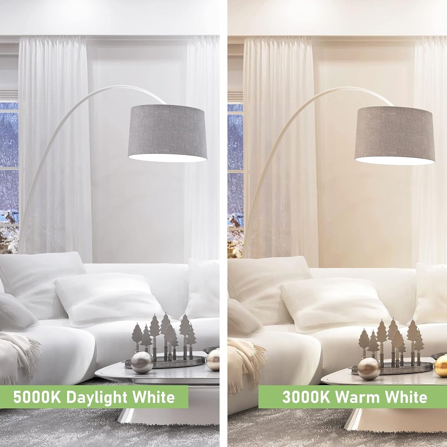 E17 LED Bulb 6W(60 Watt Equivalent), Intermediate Base Spotlight Bulb, Warm Whit