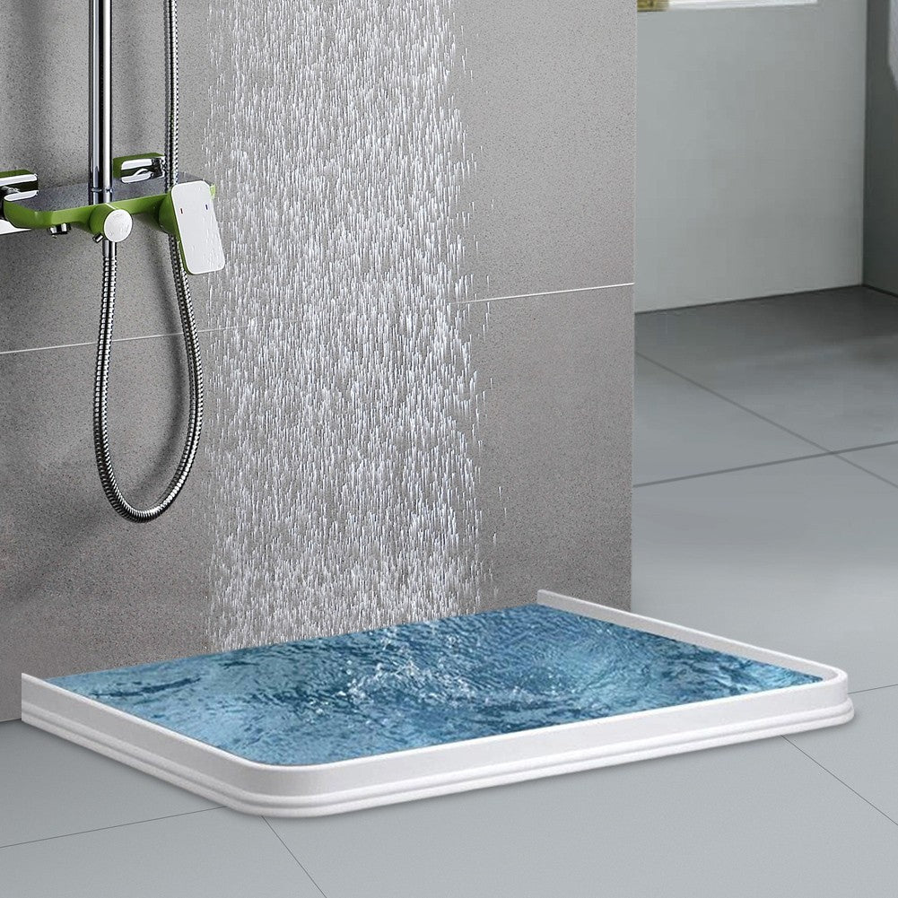 Flexible Shower Water Stopper Silicone Strip for Bathroom Water Control Use