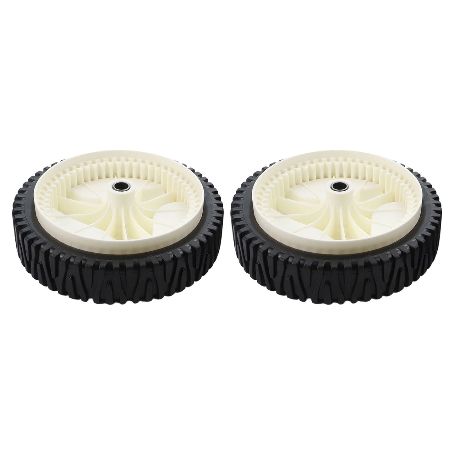 8 Inch Lawn Mower Wheel Set for Improved Stability and Performance in Lawn Care