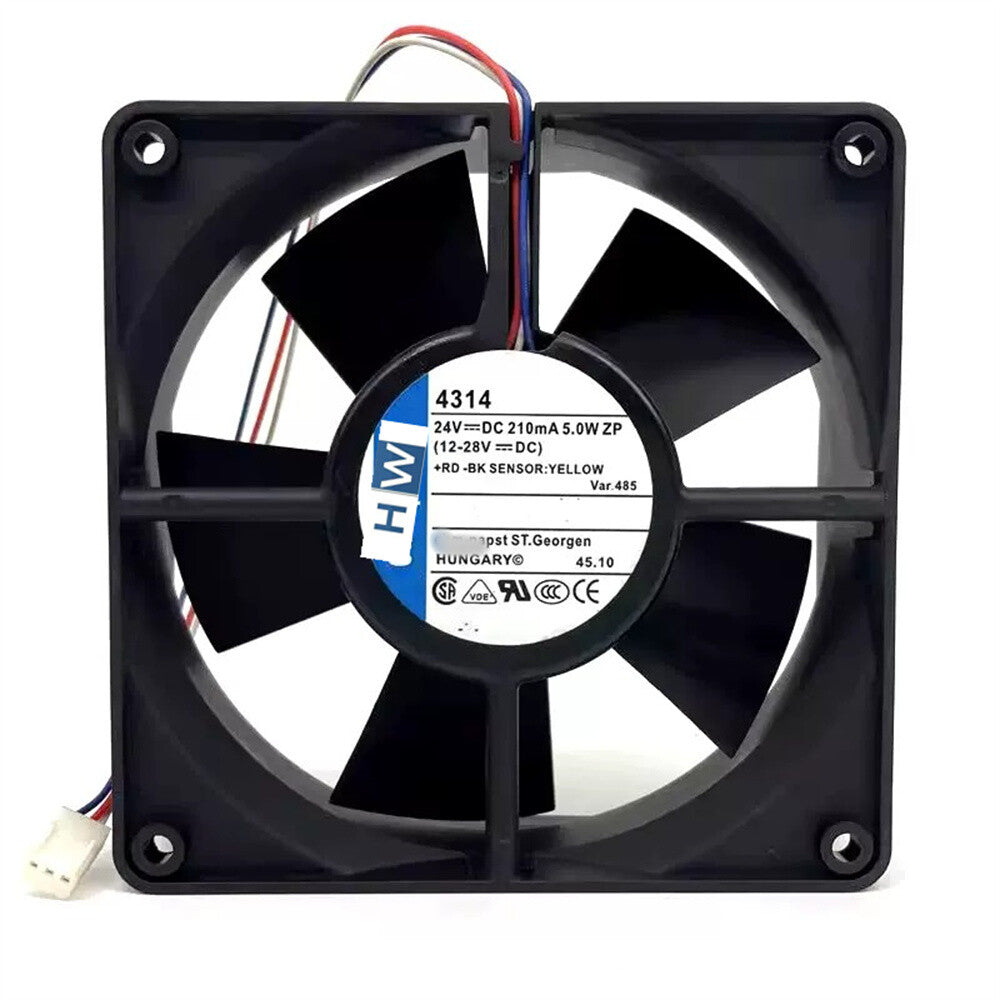 1/piece 4314 24V 210mA 5.0W 12032 12CM Equipment Inverter Axial Flow Cooling Fan