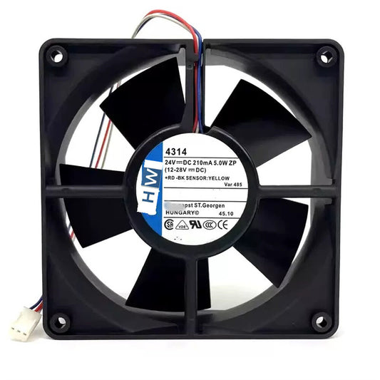 1/piece 4314 24V 210mA 5.0W 12032 12CM Equipment Inverter Axial Flow Cooling Fan