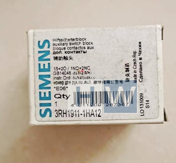 1Pc  SIE-MENS Auxiliary Contact 3RH1911-1HA12