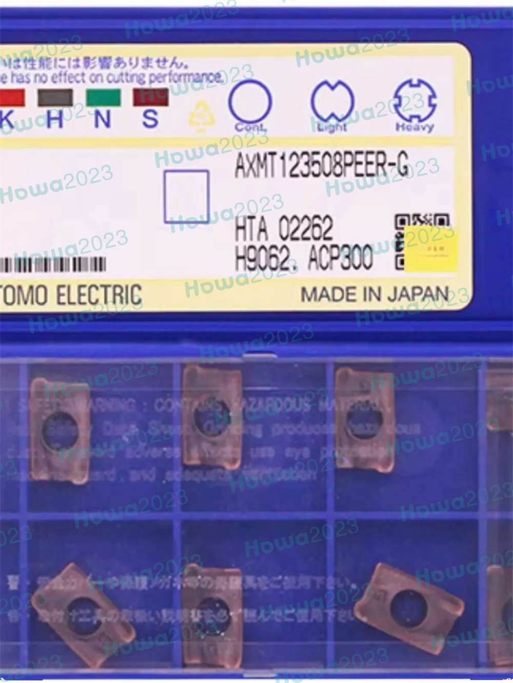 10Pieces/Box Sumitomo AXMT123508PEER-G ACP300 CNC Milling Blade Carbide Inserts