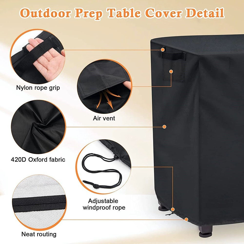 High Durability Oxford Fabric Cover for Outdoor Bar Tables for Easy Maintenance