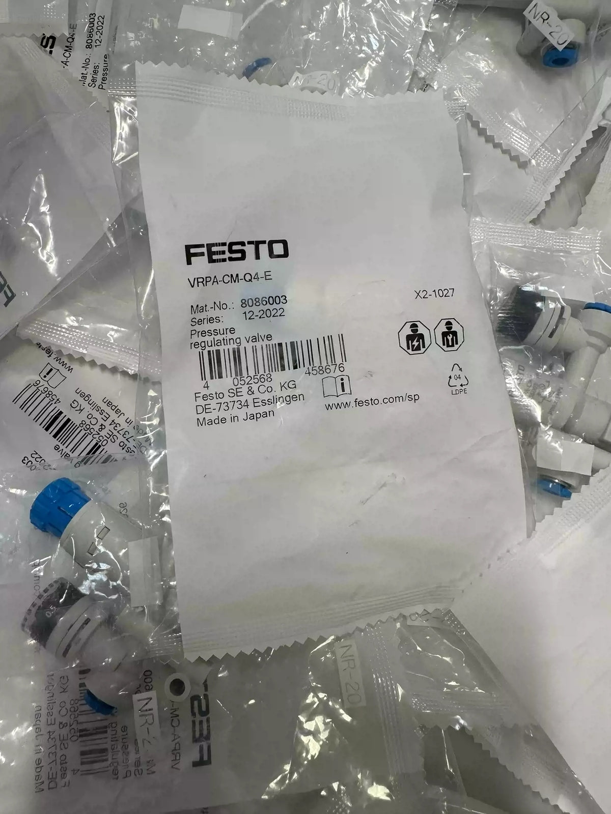 1pcs Festo VRPA-CM-Q4-E 8086003 Pressure Reducing Valve