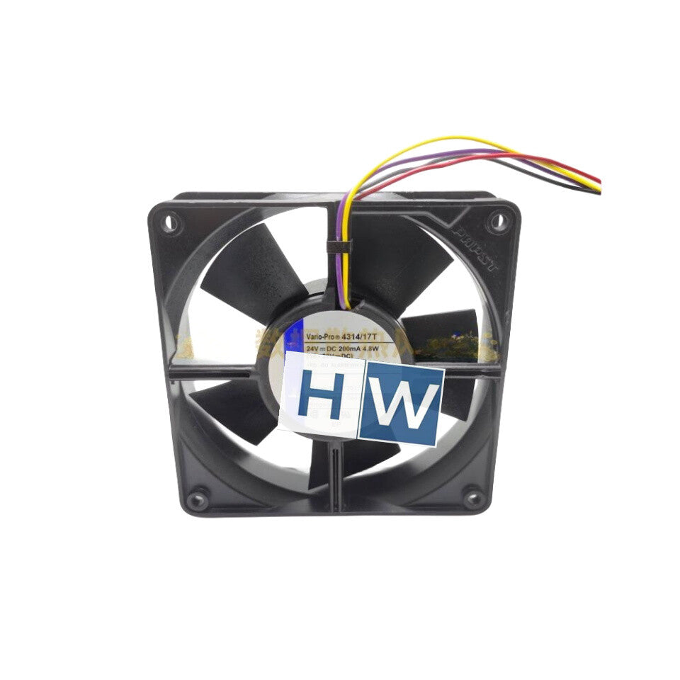 1PC For 4-wire 4314/17T 4314-17T 24V 4.8W 200mA 12032 12CM Speed Measurement Fan