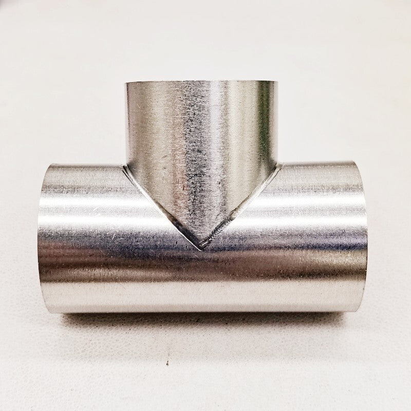 4 Pcs 3-Way Boat Handrail Fitting Tee Rail Stainless Steel for 1" Tube