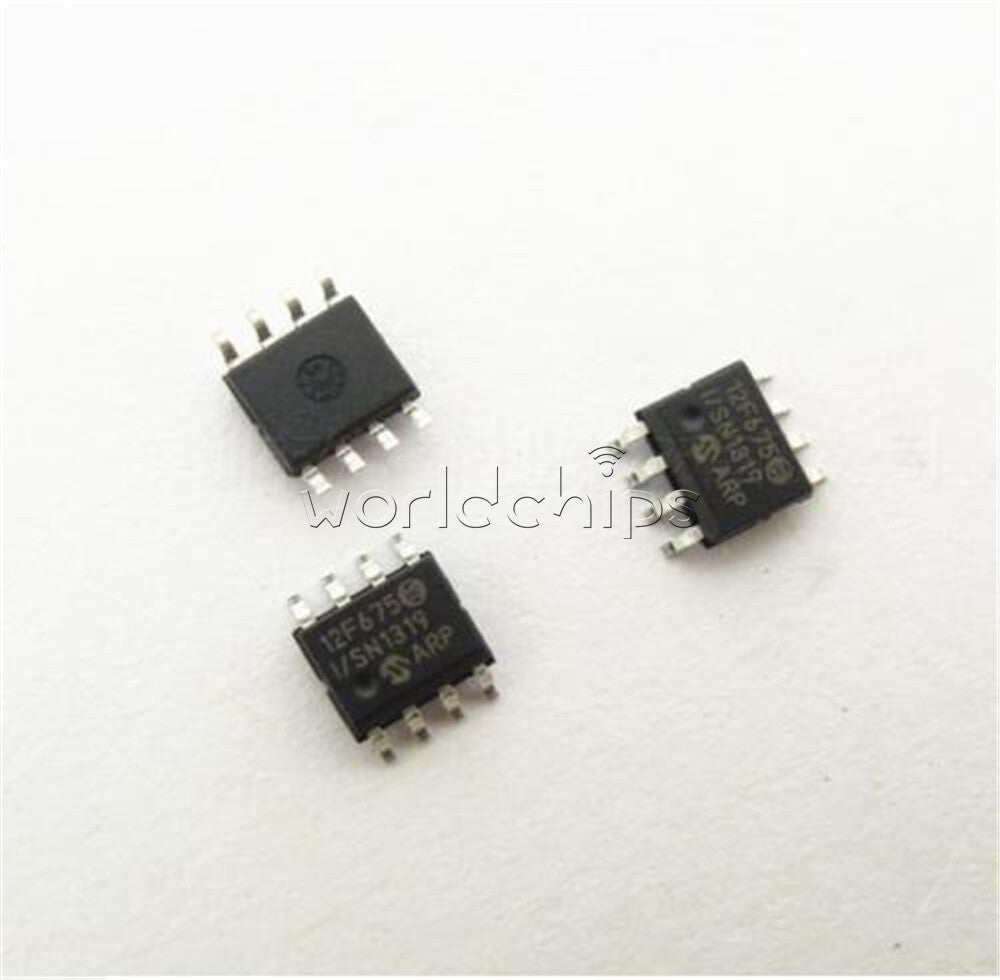 10PCS Lot MICROCHIP MCU CMOS FLASH-BASE IC PIC12F675-I/P PIC12F675 DIP8