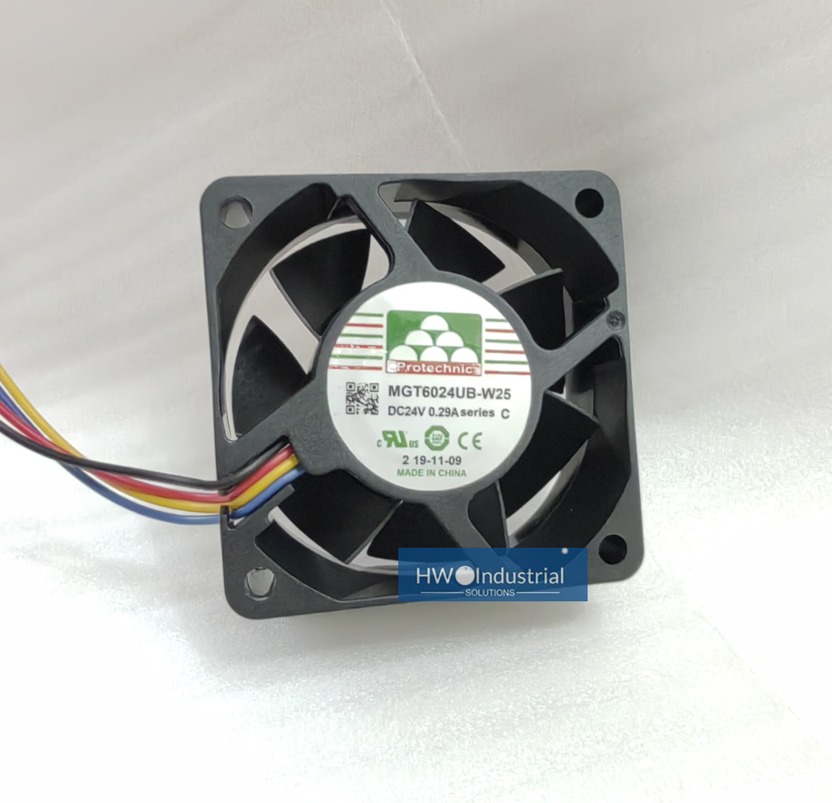 1/piece MGT6024UB-W25 Double Ball 6025 24V 0.29A 4-wire PWM Speed Control Fan