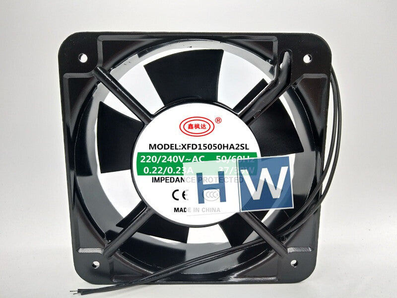 1PC XFD15050HA2SL 220V 0.22A 37W 15cm Chassis AC Cooling Fan
