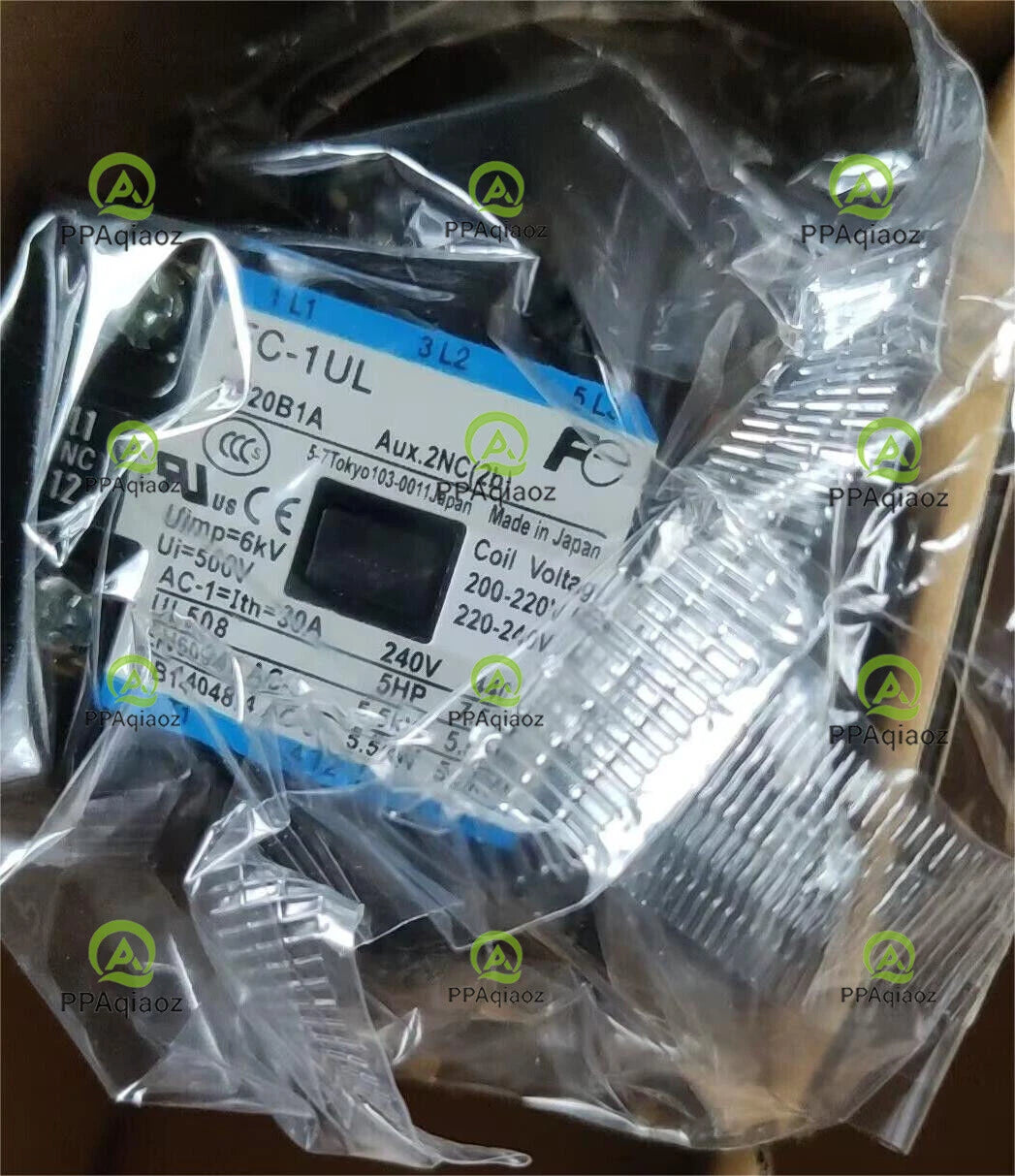 FUJI  FC-1UL  Magnetic contactor  coil: 200-240v Aux 2b(2NC)  .