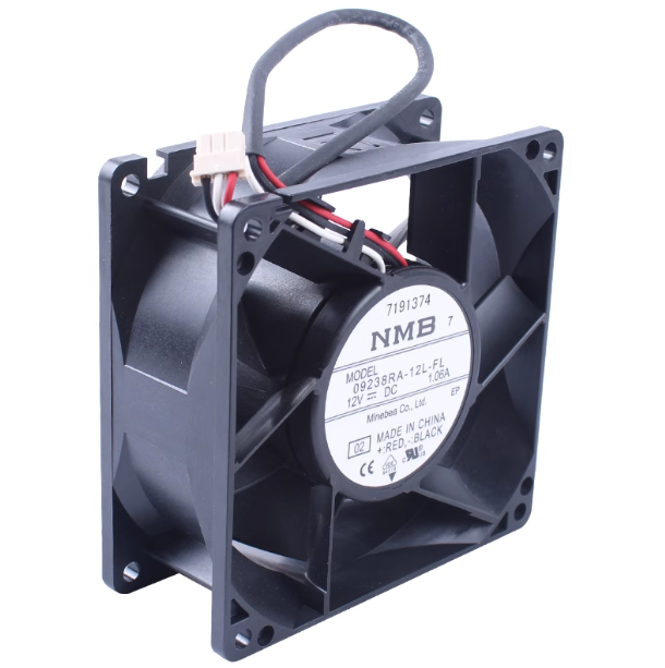 For NMB 09238RA-12L-FL 12V 1.06A large air volume 9038 three wire cooling fan