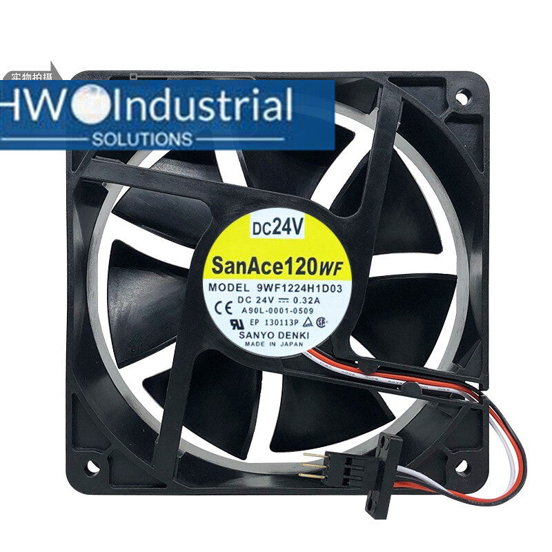1PC Sanyo 9WF1224H1D03 A90L-0001-0509 12CM 24V 0.32A Equipment Detection Fan