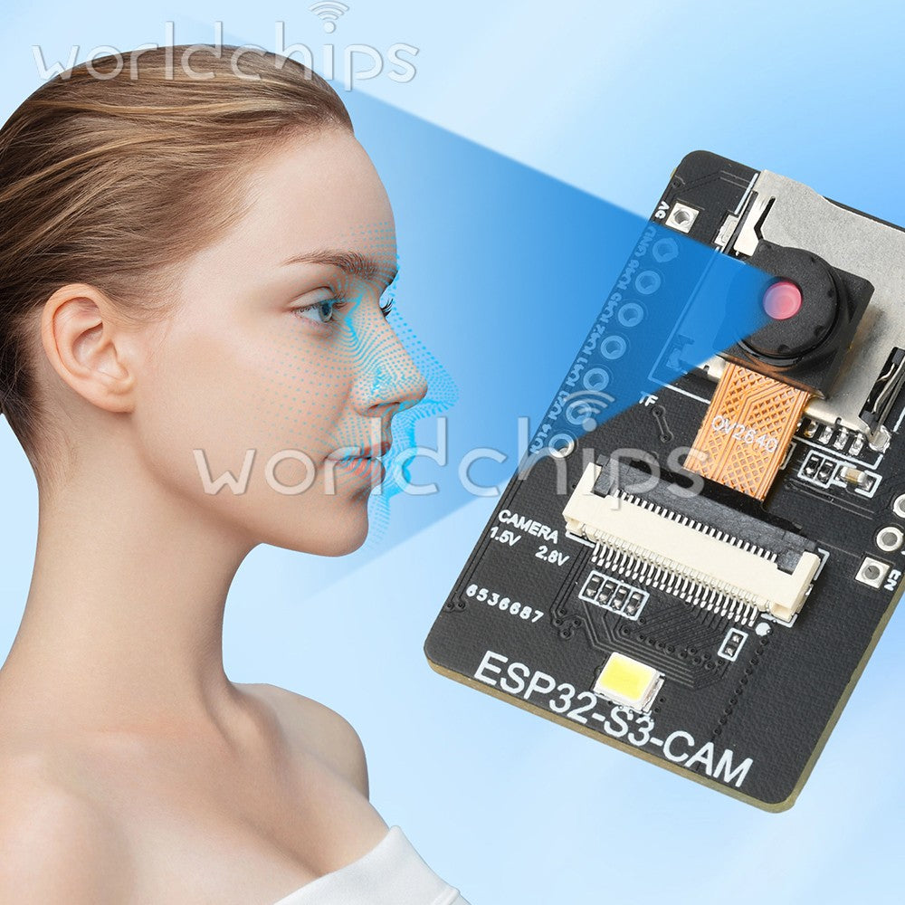 ESP32-S3-CAM WiFi Bluetooth development board Visual recognition module Type C