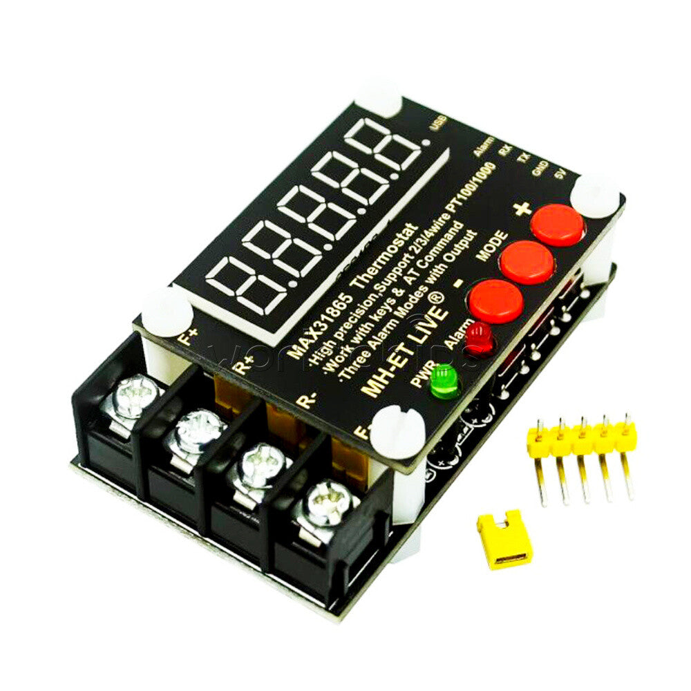 MAX31865 High Precision Isolated Temperature Collector Module PT100 Serial Port