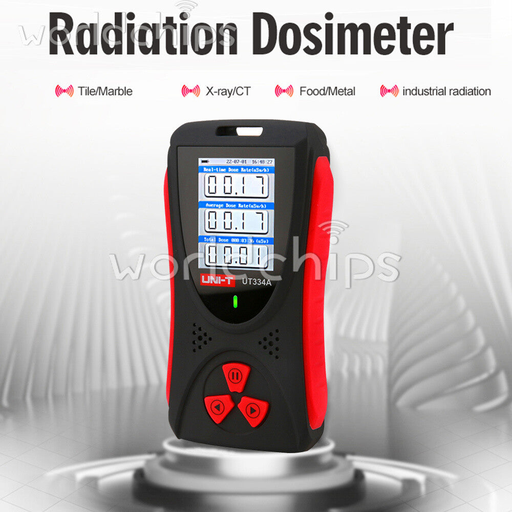 UNI-T UT334A Electromagnetic Radiation Tester Geiger Counter X β γ Ray Detector