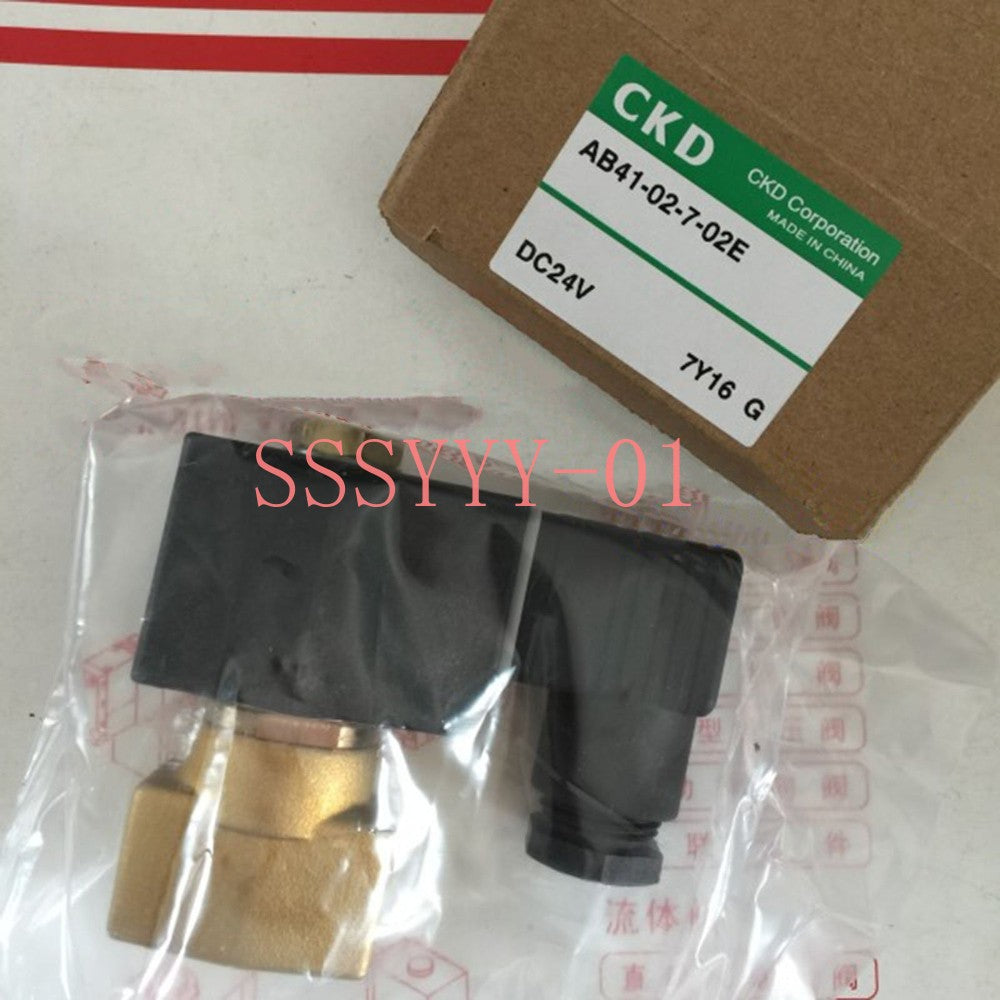 1PCS For CKD AB41-02-7-02E DC24V  solenoid valve Free Shipping