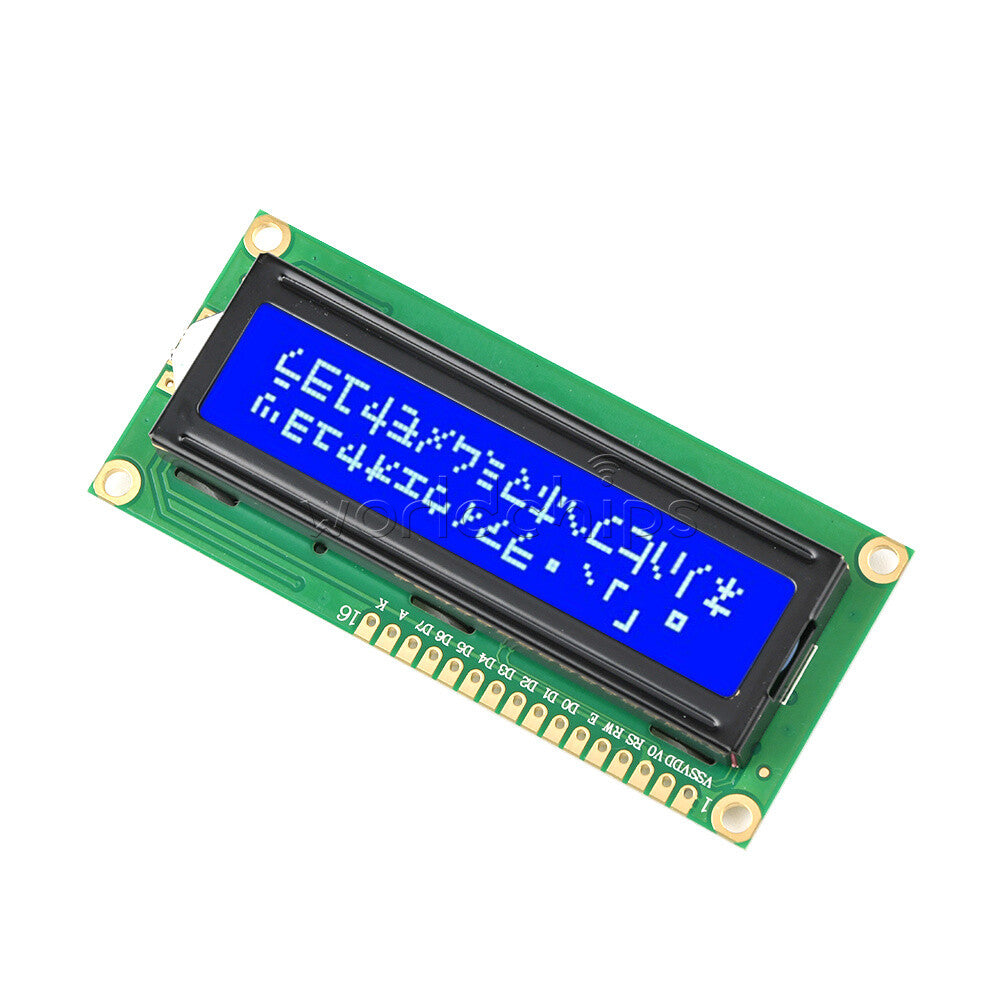 10x 5V 1602 16x2 Character LCD Display Module HD44780 Controller Blue Blacklight