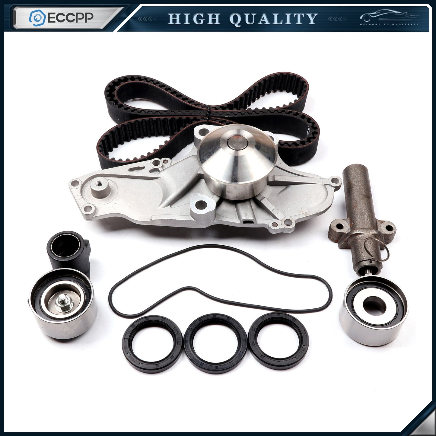 Timing Belt Kit Water Pump for 00-04 Honda Pilot Acura 3.2L 3.5L J32A J35A SOHC