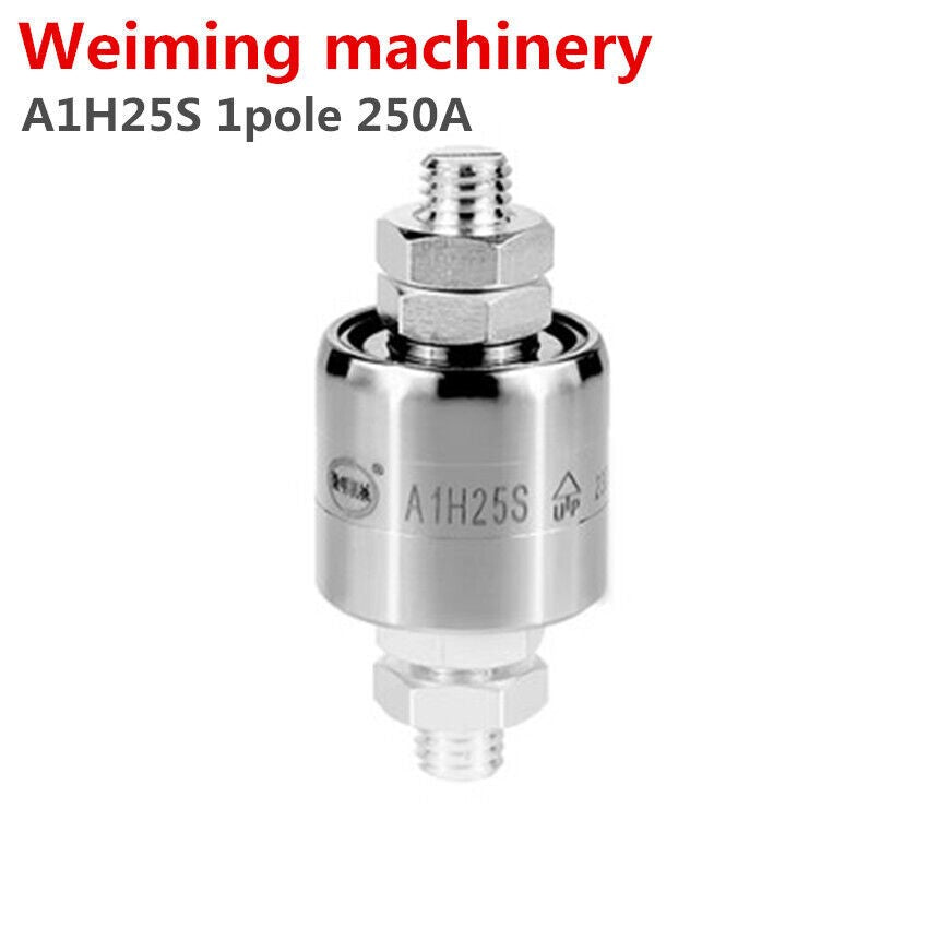 1pcs Weiming Mercury Conductive Slip Ring A1H25S 1pole 250A Rotary Connector