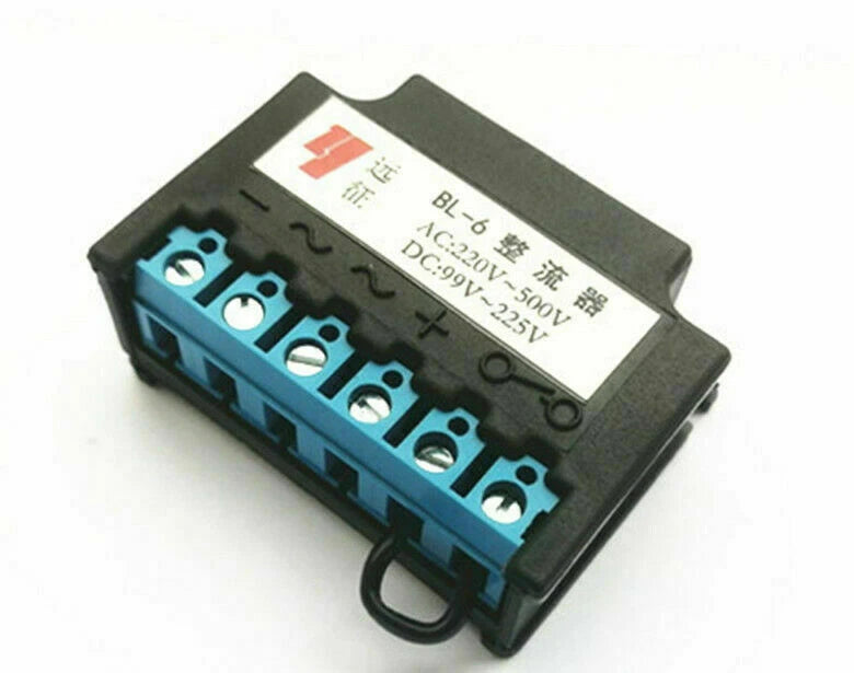 1x BL-6 Rectifier AC: 220V-500V DC: 99V-225V Motor Brake Power Supply