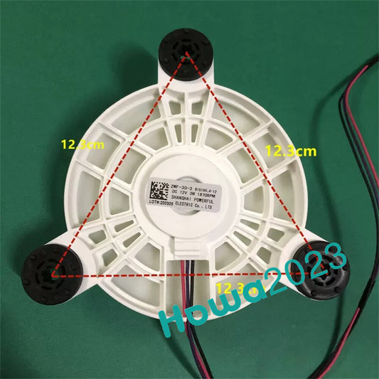 1/piece ZWF-30-3 B15190.4-12 DC12V 3W 1870RPM Suitable for Refrigerator Fan