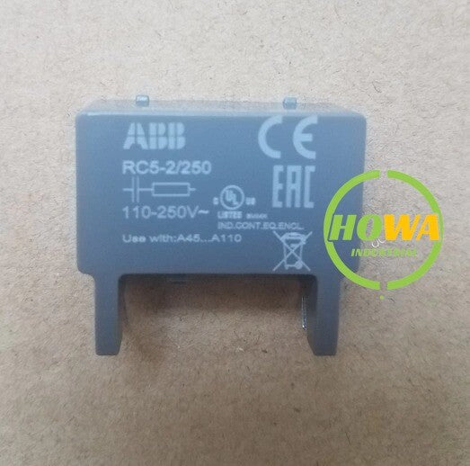 Pack/2pieces ABB Surge Suppressor Contactor Accessory RC5-2/250 110-250VAC