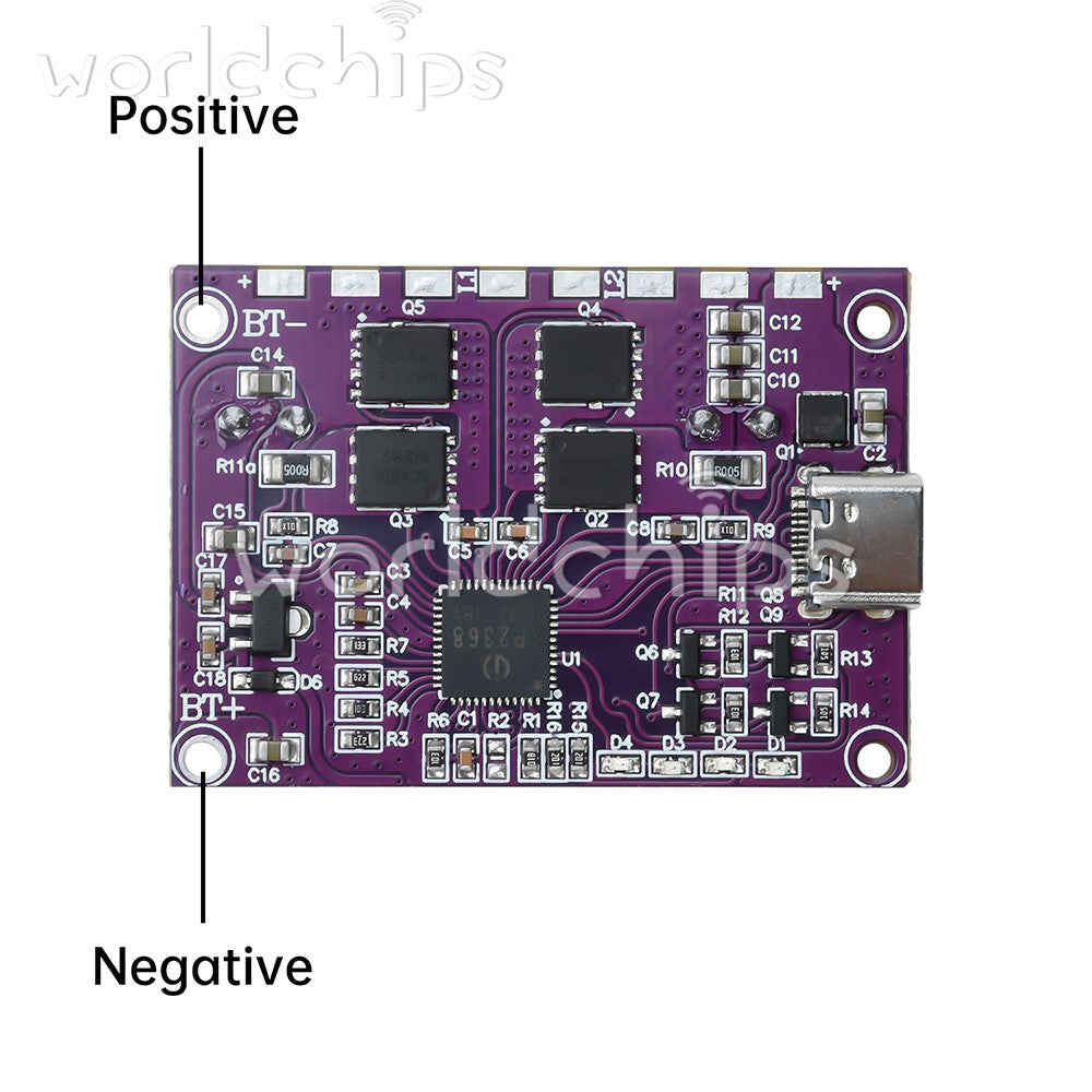 IP2368 Bidirectional High-Power Fast Charging Module Buck-Boost Module Type-C