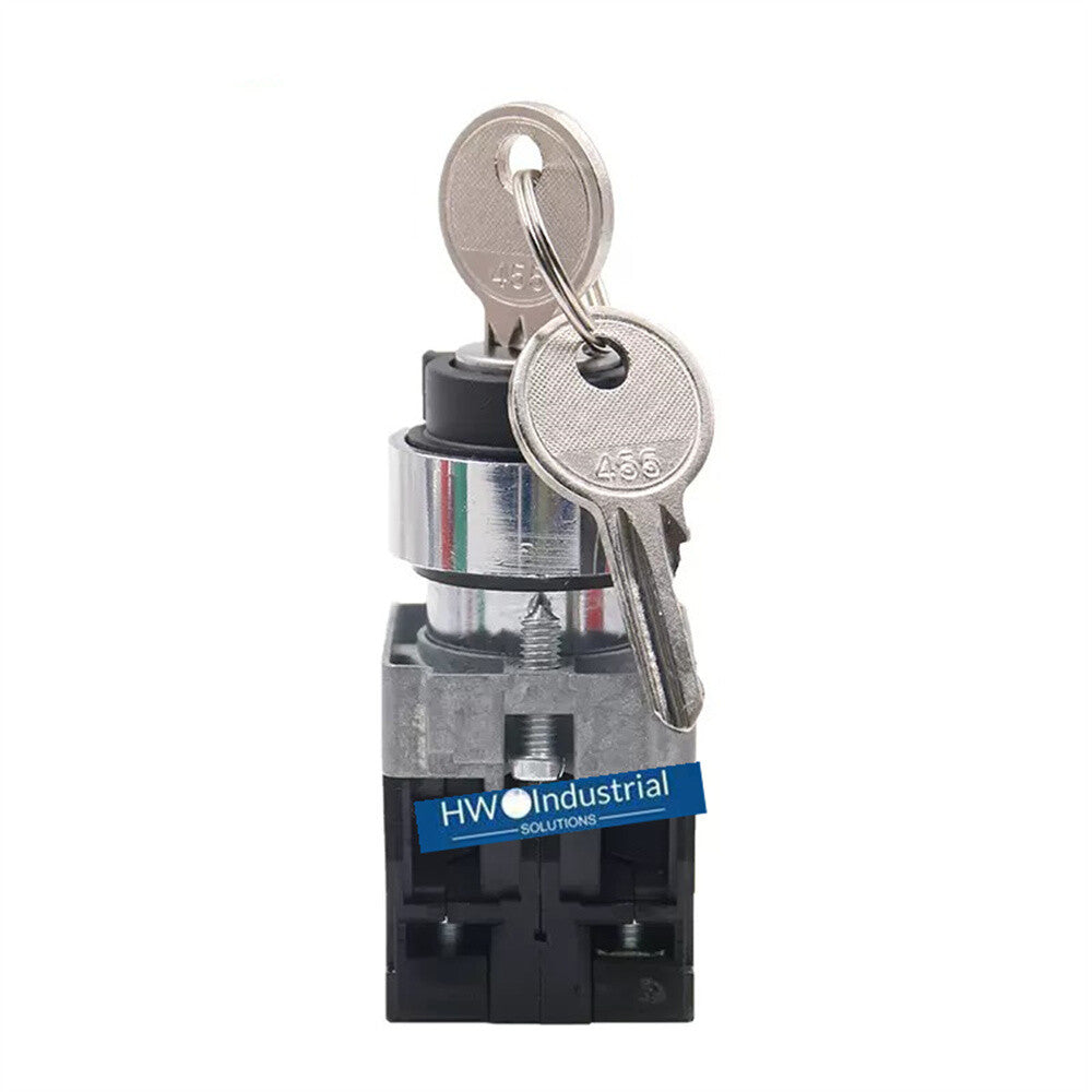 2/Piece XB2BG33C XB2-BG33C 3-gear Self-locking 2NO 22mm Selection Key Switch