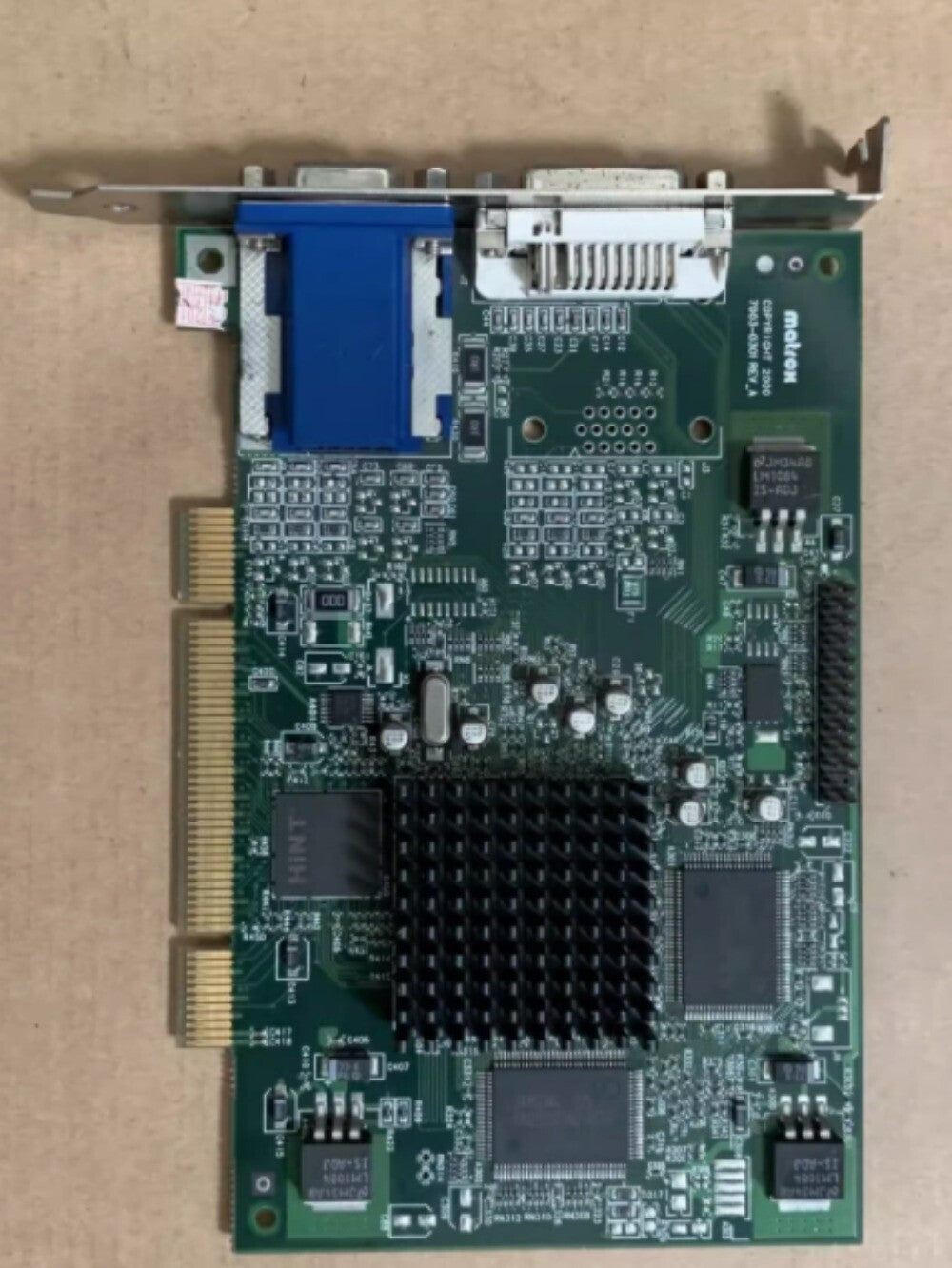 1Pcs  MATROX G450 G45FMDVP32DB F7003-0301 PCI DVI