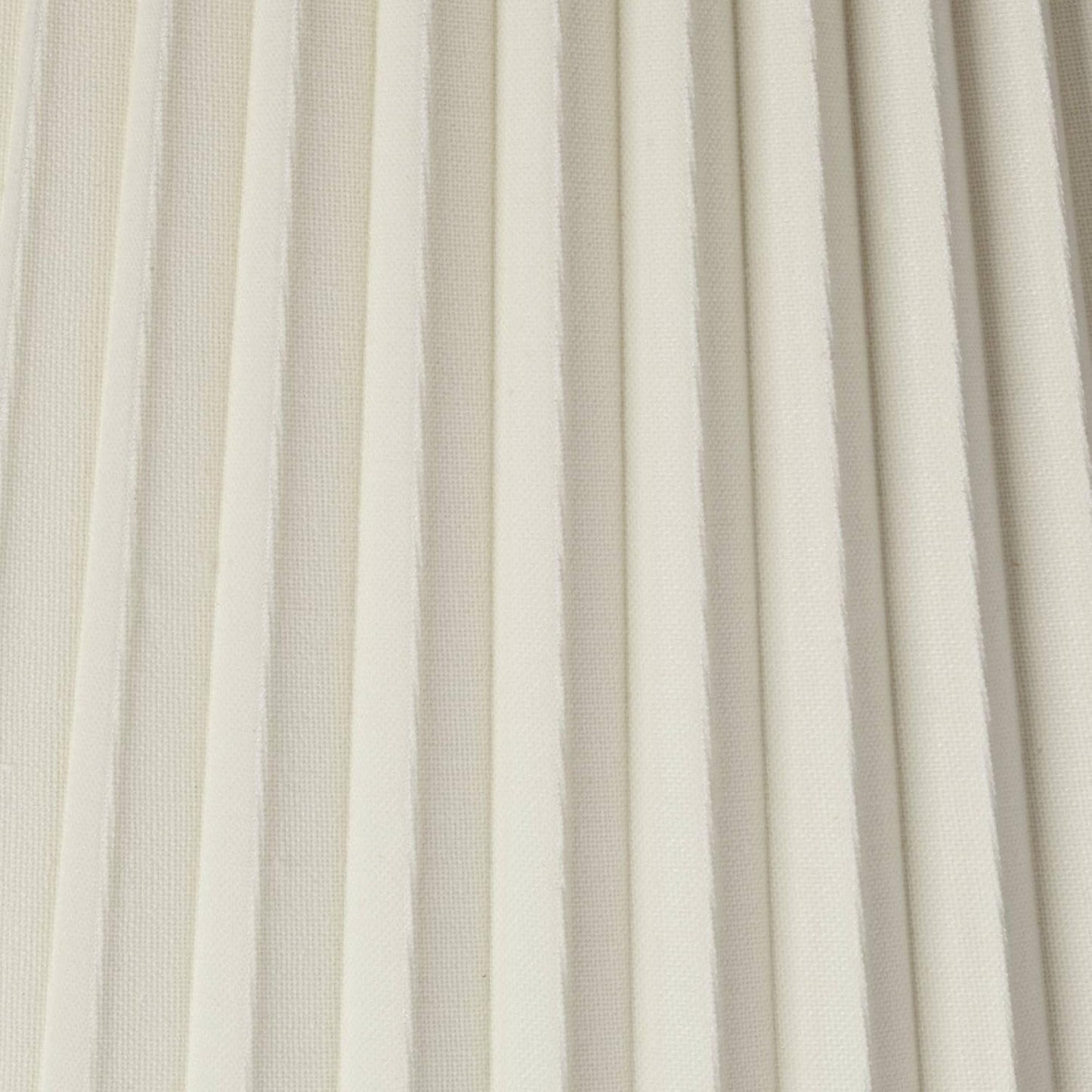 Set of 2 Pleated Empire Lamp Shades - Ivory, 10" Top x 17" Bottom
