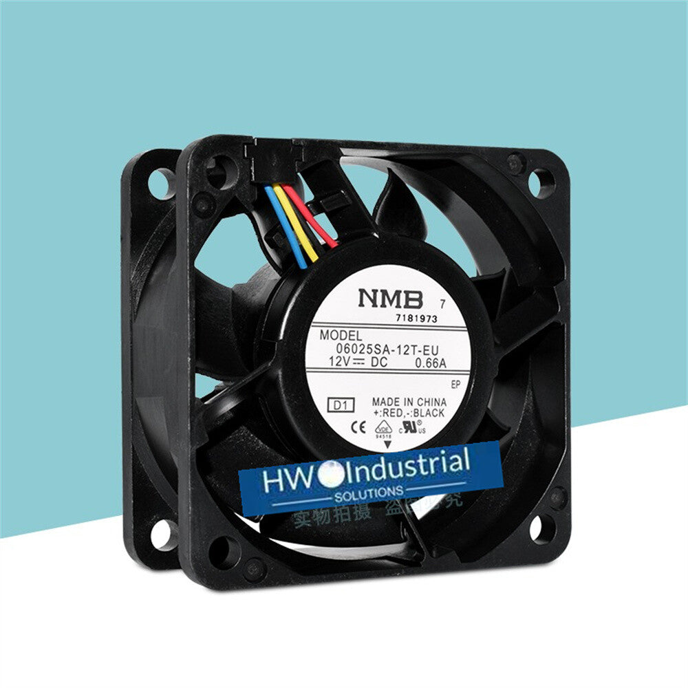 1/piece 06025SA-12T-EU NMB 12V 0.66A 6025 6CM High Airflow Chassis Cooling Fan
