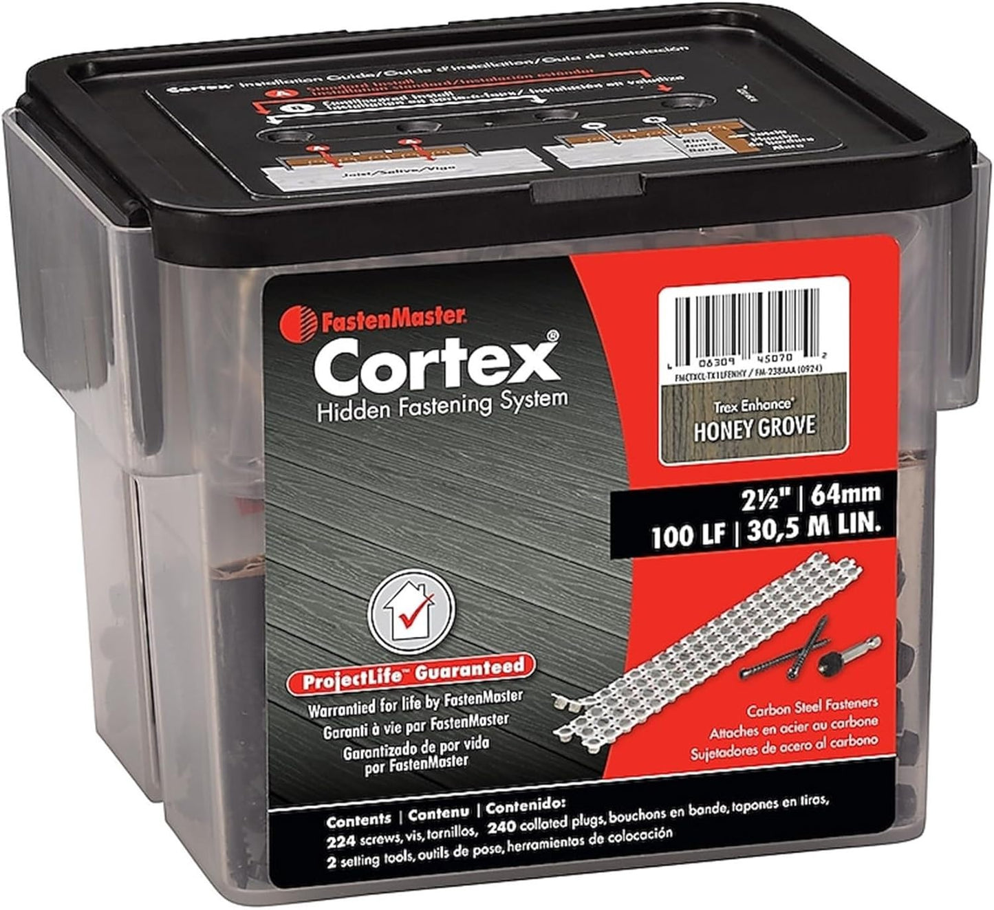 Collated Cortex Hidden Plug Fasteners for Trex Decking - Honey Grove