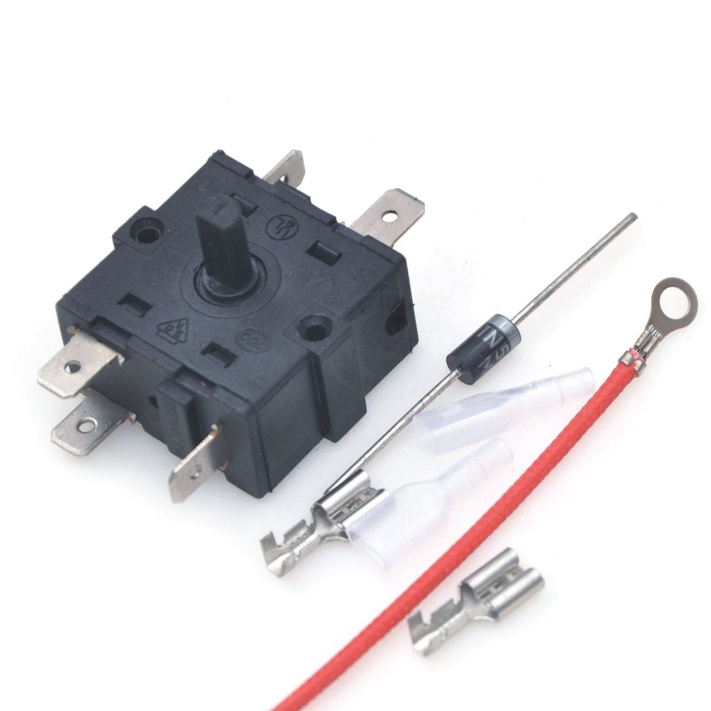 5Pin 4Gears Knob Switch Electric Heater Stove Rotary Selector Thermostat Control