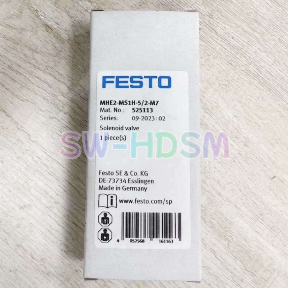 1PCS   Festo MHE2-MS1H-5 2-M7 525113 Solenoid Valve Freight Free