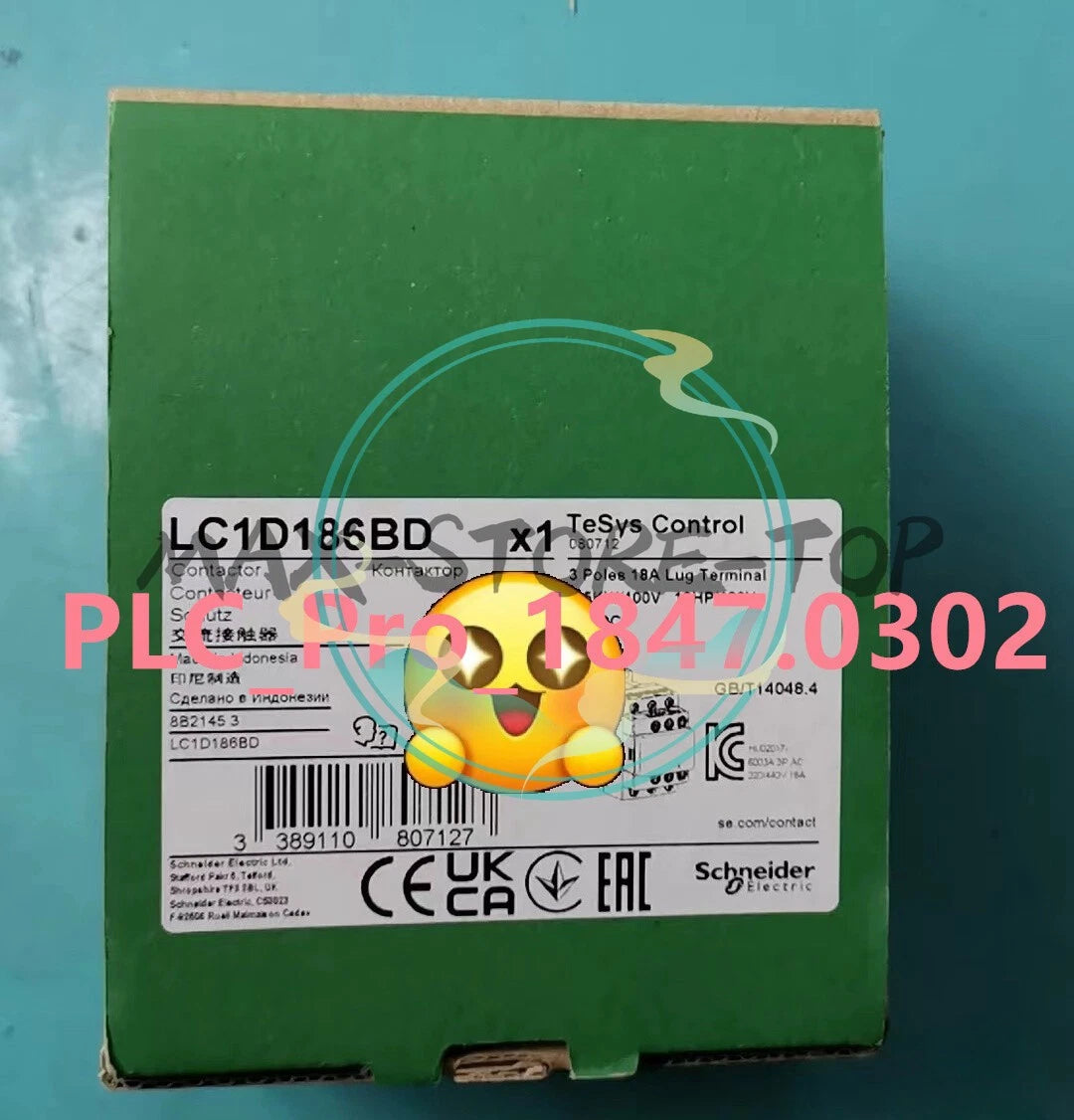 1PCS   Schneider Contactor LC1D186BD LC1D18 Coil 18A DC24V Fast delivery
