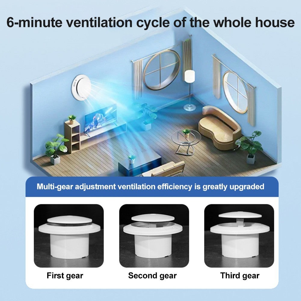 Air Exhaust Valve Adjustable Diffuser Bathroom Ventilation Kitchen Ventilation