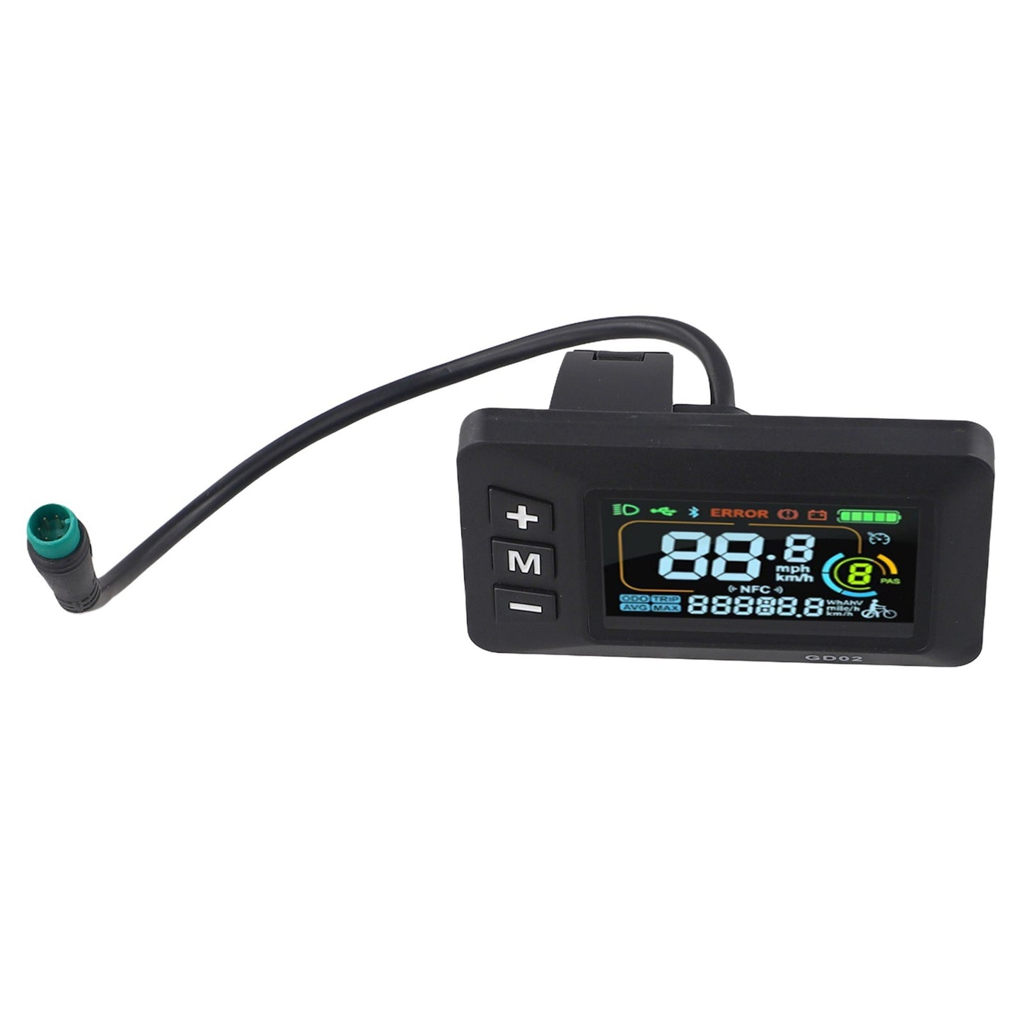 E Bike Dashboard LCD Display with Waterproof Interface and Easy Mounting