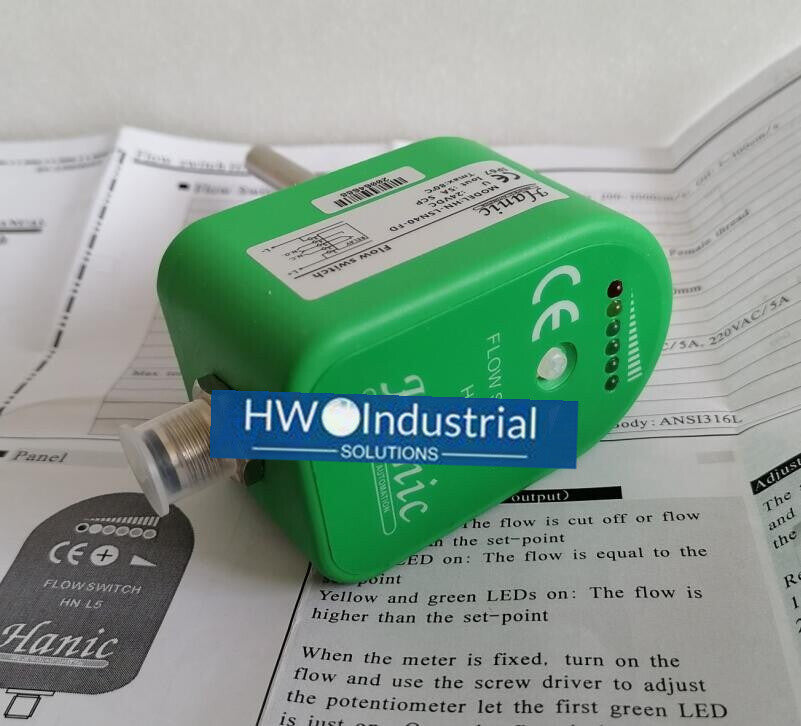 1PC Hanic HN-L5N40-FD Flow Switch 24V Expedited