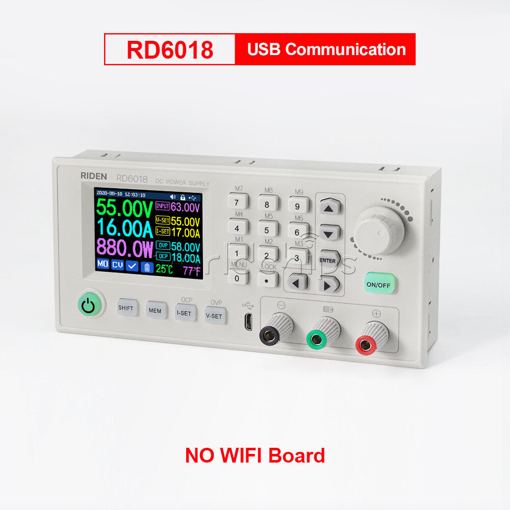 RD6018 RD6018W USB WiFi DC CNC Voltage Step Down Power Supply Buck Converter US