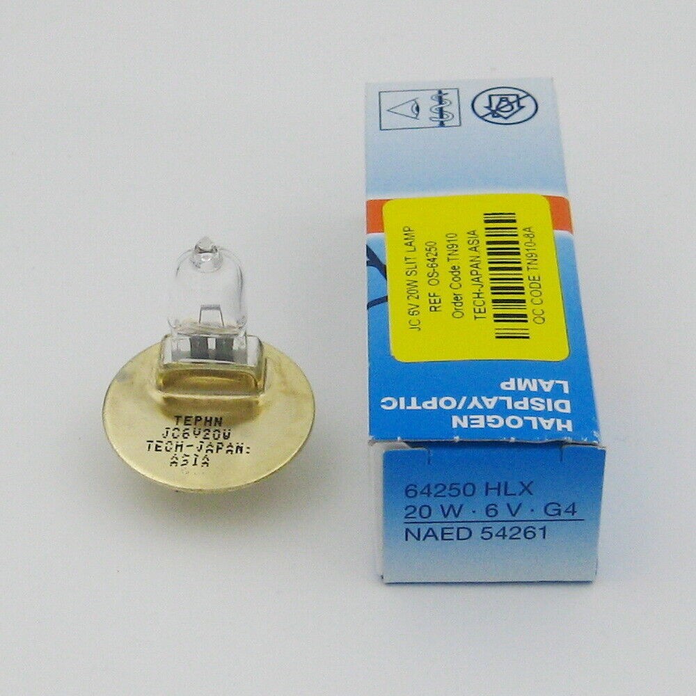 TOPCON 6V 20W Slit Lamp Microscope Bulb SL-1E 2E 3E 3G TN910